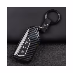 Car Key Case Cover For VW Volkswagen Golf 8 MK8 ID.3 ID.4 For Skoda Octavia - Blue