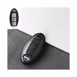 Car Remote Key Case Cover For Nissan Rogue XTrail T32 T31 Qashqai J11 - B Carbon Black