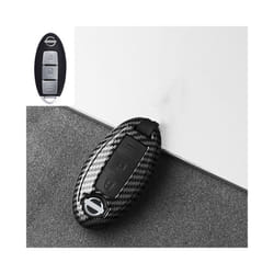 Car Remote Key Case Cover For Nissan Rogue XTrail T32 T31 Qashqai J11 - A Carbon Black