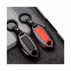 Car Remote Key Case Cover For Nissan Rogue XTrail T32 T31 Qashqai J11 - A Carbon Black