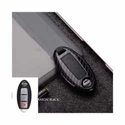 Car Remote Key Case Cover For Nissan Rogue XTrail T32 T31 Qashqai J11 - C Carbon Black