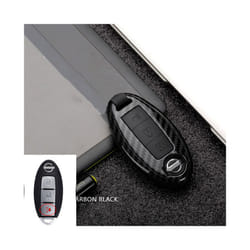 Car Remote Key Case Cover For Nissan Rogue XTrail T32 T31 Qashqai J11 - C Carbon Black