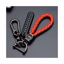 Car Remote Key Case Cover For Nissan Rogue XTrail T32 T31 Qashqai J11 - Red keychain
