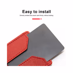 Model 3 Y Leather Car Key Card Holder Protector Cover Key Chain For - Black Model 3