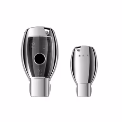 Soft TPU Car Remote Key Case For Mercedes Benz A B  C E S CLS CLK CLA - Sliver only case