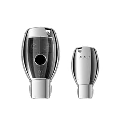 Soft TPU Car Remote Key Case For Mercedes Benz A B  C E S CLS CLK CLA - Sliver only case