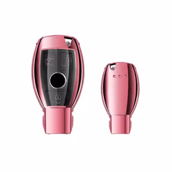 Soft TPU Car Remote Key Case For Mercedes Benz A B  C E S CLS CLK CLA - Pink only case