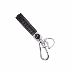Car TPU Key Case Cover Key Shell Fob Keychain for Great Wall Poer Pao - Black chain