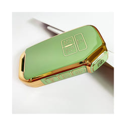NEW 7 Button TPU Car Remote Key Case Cover Shell For Kia Carnival 2021 - Green