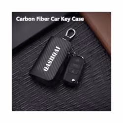 Car Key Protection Shell Bag Carbon Filber Car Key Case For Nissan Qashqai - Carbon Filber