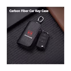 Car Key Protection Shell Bag Carbon Filber Car Key Case for Dodge SXT - Carbon Filber