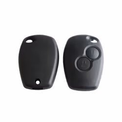 DUDELY Car Key Case Without Blade 2 Buttons Car Key Shell Remote Fob - black, 307 blade