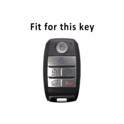 6 Buttons Soft TPU Car Key Case Cover for KIA Sorento Sedona 2020 Grand - grey key cover