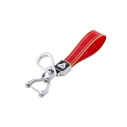 New Electroplated TPU Car Key Cover for Hyundai Santa Fe Tucson 2022 - Red Keychain