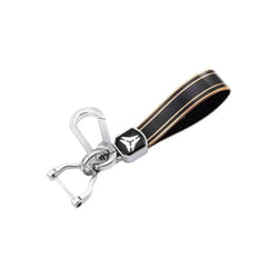 New Electroplated TPU Car Key Cover for Hyundai Santa Fe Tucson 2022 - Black Keychain