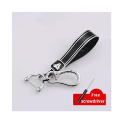 Soft TPU Car Remote Key Case Cover Holder Shell Fob For Volkswagen VW - Black Keychain