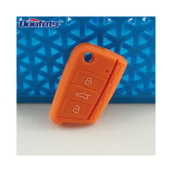 Car Key Cover Case Protect for VW Polo 2016 Golf 7 MK7 for Skoda Octavia - orange