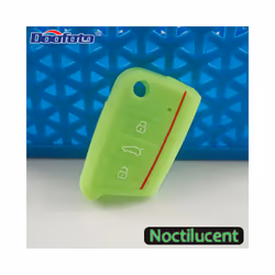 Car Key Cover Case Protect for VW Polo 2016 Golf 7 MK7 for Skoda Octavia - Luminous green