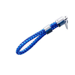 Soft TPU Car Key Case Cover for Volkswagen for VW Golf 7 Mk7 Seat Ibiza - blue keychain