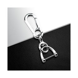 For Mercedes Benz A B C E GL S GLA GLK CLS Class AMG W204 W205 W212 W463 - silver keychain