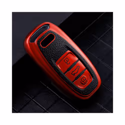 TPU Car Key Case for Audi A4 A5 A6 A7 A8 Q8 Q5 S6 S7 S5 S4 RS6 RS7 3 - red