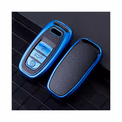 TPU Car Key Case for Audi A4 A5 A6 A7 A8 Q8 Q5 S6 S7 S5 S4 RS6 RS7 3 - silver