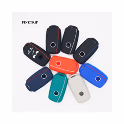 Dont Touch My Key  Keyless Remote Cap Cover For VW Caddy Golf Jetta Polo - for vw8 red line 1pc