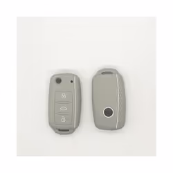 Dont Touch My Key Keyless Remote Cap Cover For VW Caddy Golf Jetta Polo - Grey-1pc