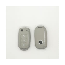 Dont Touch My Key  Keyless Remote Cap Cover For VW Caddy Golf Jetta Polo - Grey-1pc