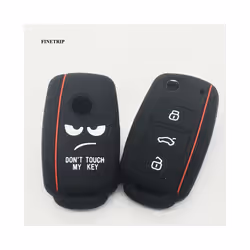 Dont Touch My Key Keyless Remote Cap Cover For VW Caddy Golf Jetta Polo - donot touch-1pc