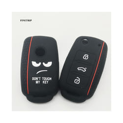 Dont Touch My Key  Keyless Remote Cap Cover For VW Caddy Golf Jetta Polo - donot touch-1pc