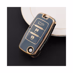 TPU Car Key Case Cover for Dongfeng DFM Aeolus AX7 AX5 AX4 AX3 Glory - grey