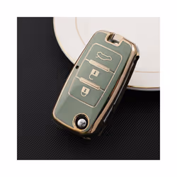 TPU Car Key Case Cover for Dongfeng DFM Aeolus AX7 AX5 AX4 AX3 Glory - green