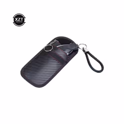 Faraday Key RFID Electromagnetic Shielding Bag Credit Card FOB Signal - black