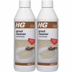 2 x HG Grout Cleaner Concentrate And Bathroom Tile Grout - 500ml