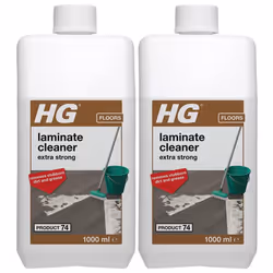 2 x HG laminate cleaner extra strong With Powerful Cleaner - 1Liter