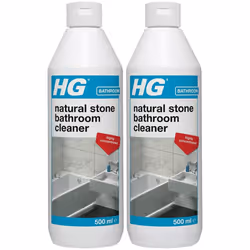 2 x HG Natural Stone Bathroom Cleaner - 500ml