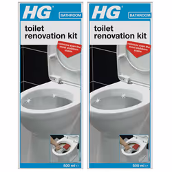 2 x HG Toilet Renovation Cleaning Kit - 500ml