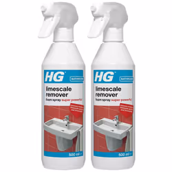2 x HG Limescale Remover Foam Spray Super Powerful - 500ml