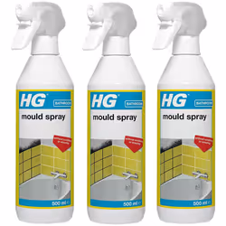 3 x HG Mould Spray Effective Mould Spray And Mildew Cleaner - 500ml