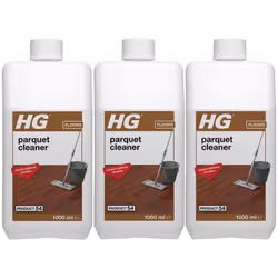 3 x HG Parquet Cleaner And Wooden Floors and Hardwood Cleaner - 1Litre