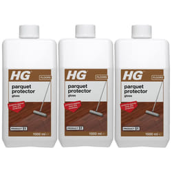 3 x HG Parquet Protector Gloss (Product 51) - 1 Litre