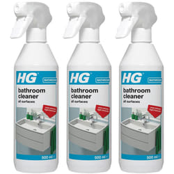 3 x HG Bathroom Cleaner All Surfaces - 500ml