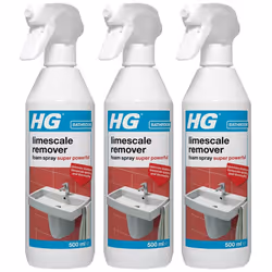 3 x HG Limescale Remover Foam Spray Super Powerful - 500ml