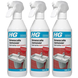 3 x HG Limescale Remover Foam Spray Super Powerful - 500ml