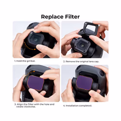 K&F Concept Filter for DJI Mavic 3 Classic Filter CPL/ND8/ND16/ND32/ND64/ND&PL - 1pc CPL