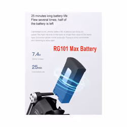 RG101 Max Drone Battery RG101 Pro Drone Original Battery 7.4V 3000/3800mAh - RG101 Pro Battery x2