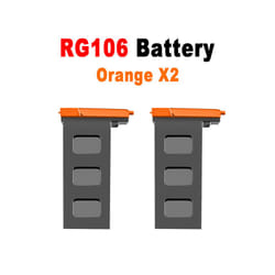 RG106 Drone Battery RG106 Pro Drone Original Battery 7.4V 3800mAh 28min - Orange x2