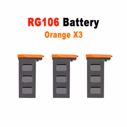 RG106 Drone Battery RG106 Pro Drone Original Battery 7.4V 3800mAh 28min - Orange x3