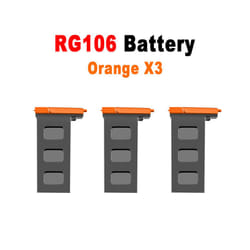 RG106 Drone Battery RG106 Pro Drone Original Battery 7.4V 3800mAh 28min - Orange x3